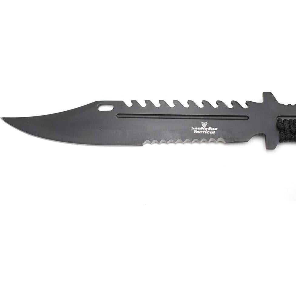 Cuchillo de Caza Snake Eye Tactical 40.64 cm Semi Serrado