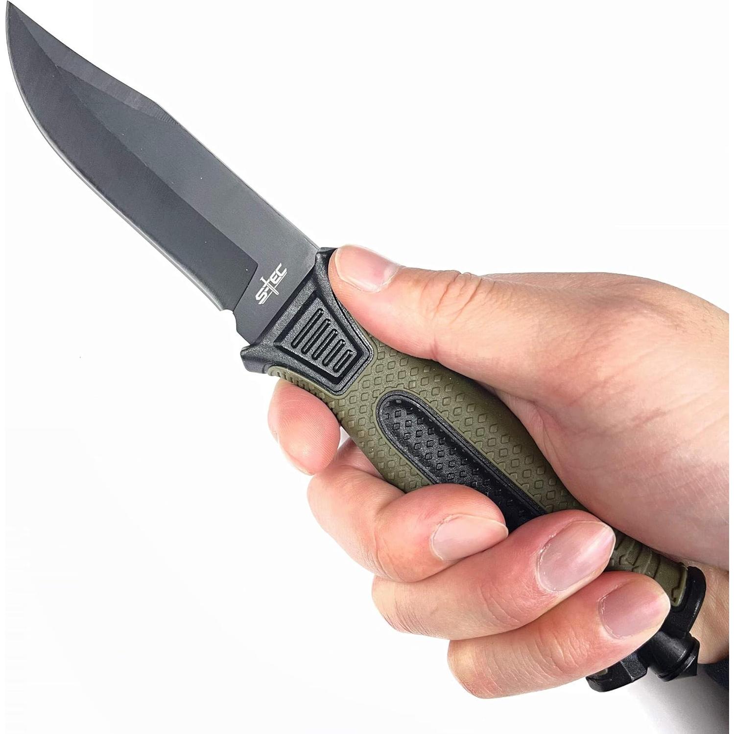 Cuchillo de Caza S-TEC Rambo I 24.13 cm Acero Inoxidable
