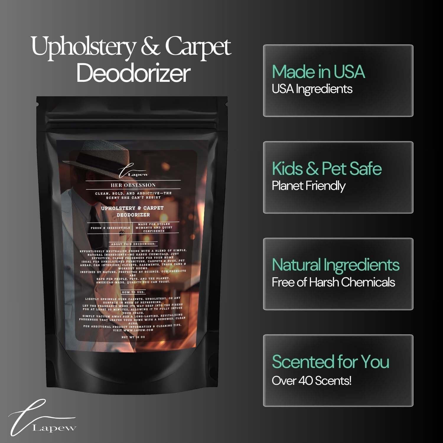 Polvo Desodorante para Alfombras Lapew 450g Her Obsession