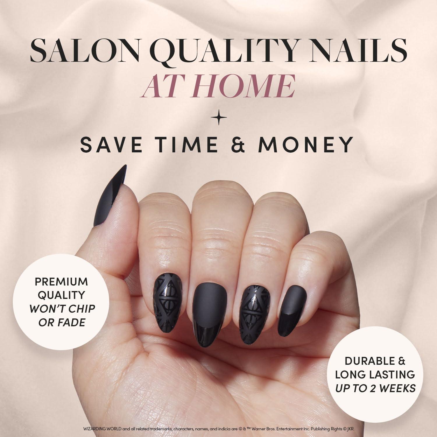 Uñas Postizas Glamnetic Reliquias de la Muerte - 30 Uñas