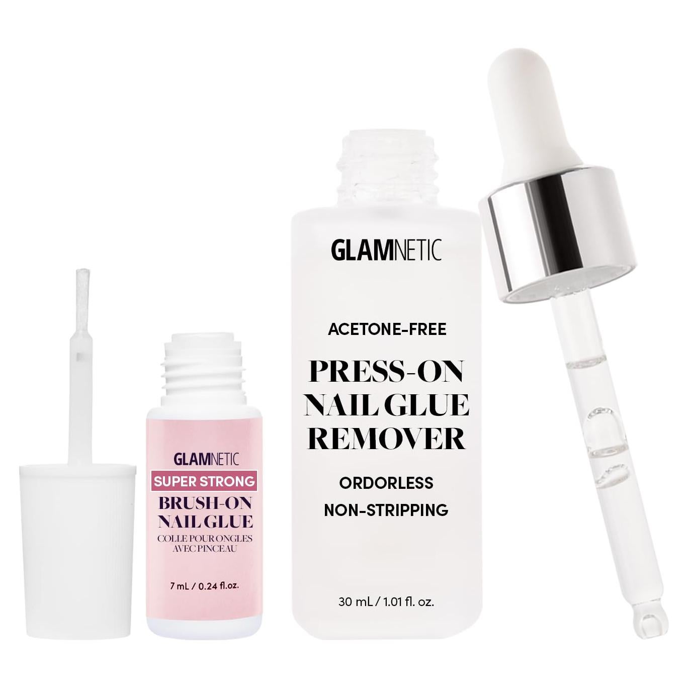 Pegamento y Removedor de Uñas Press-On Glamnetic 15ml