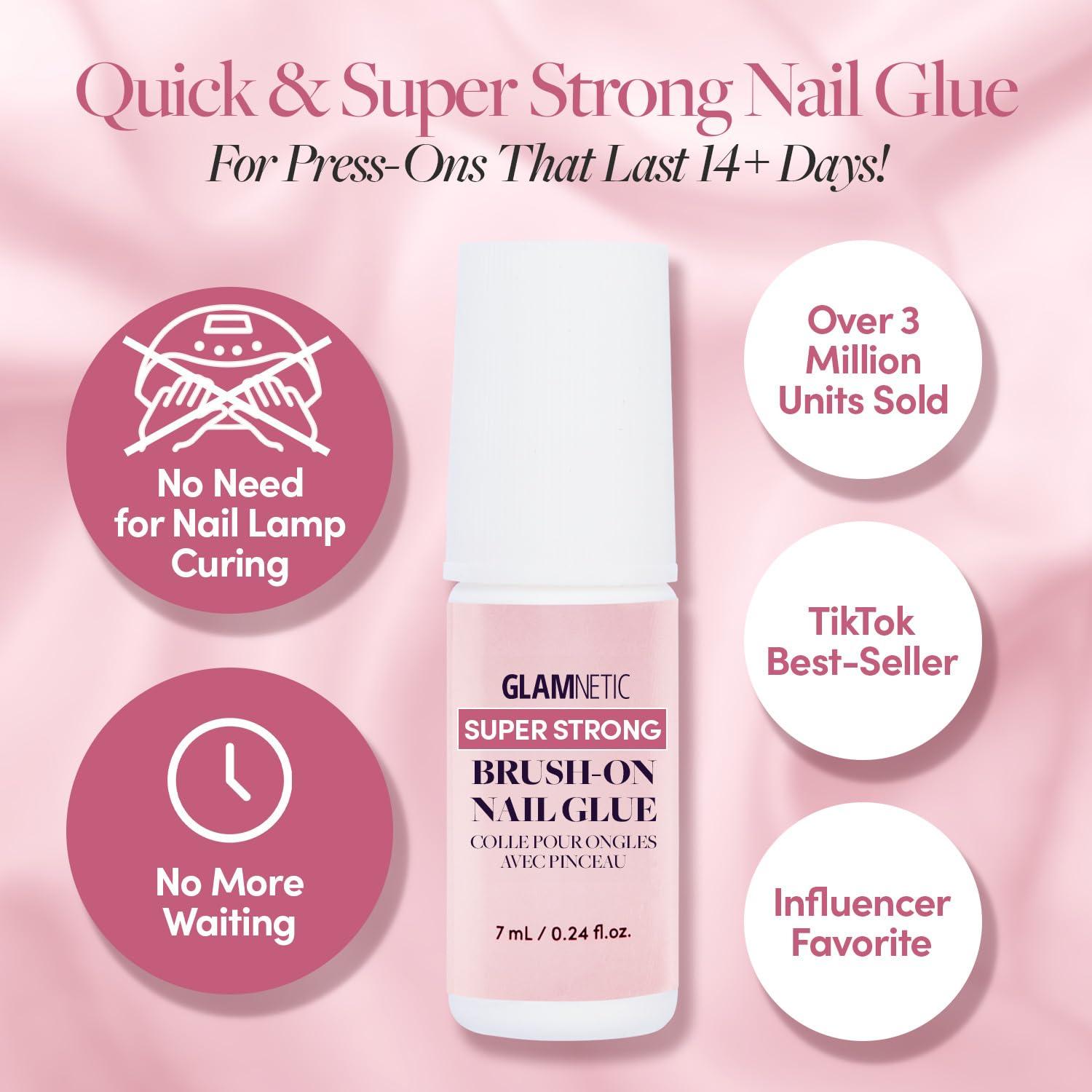 Pegamento y Removedor de Uñas Press-On Glamnetic 15ml