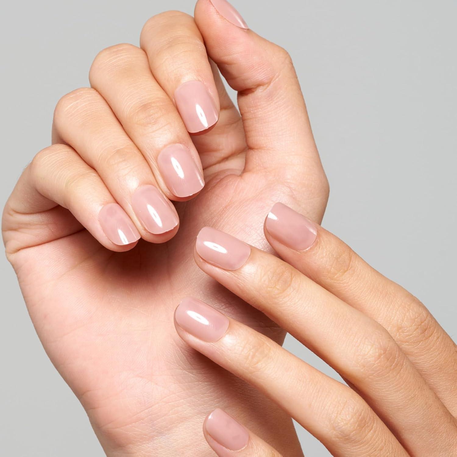 Uñas Postizas GLAMERMAID Squoval Gel Jalea Nude 24 Piezas