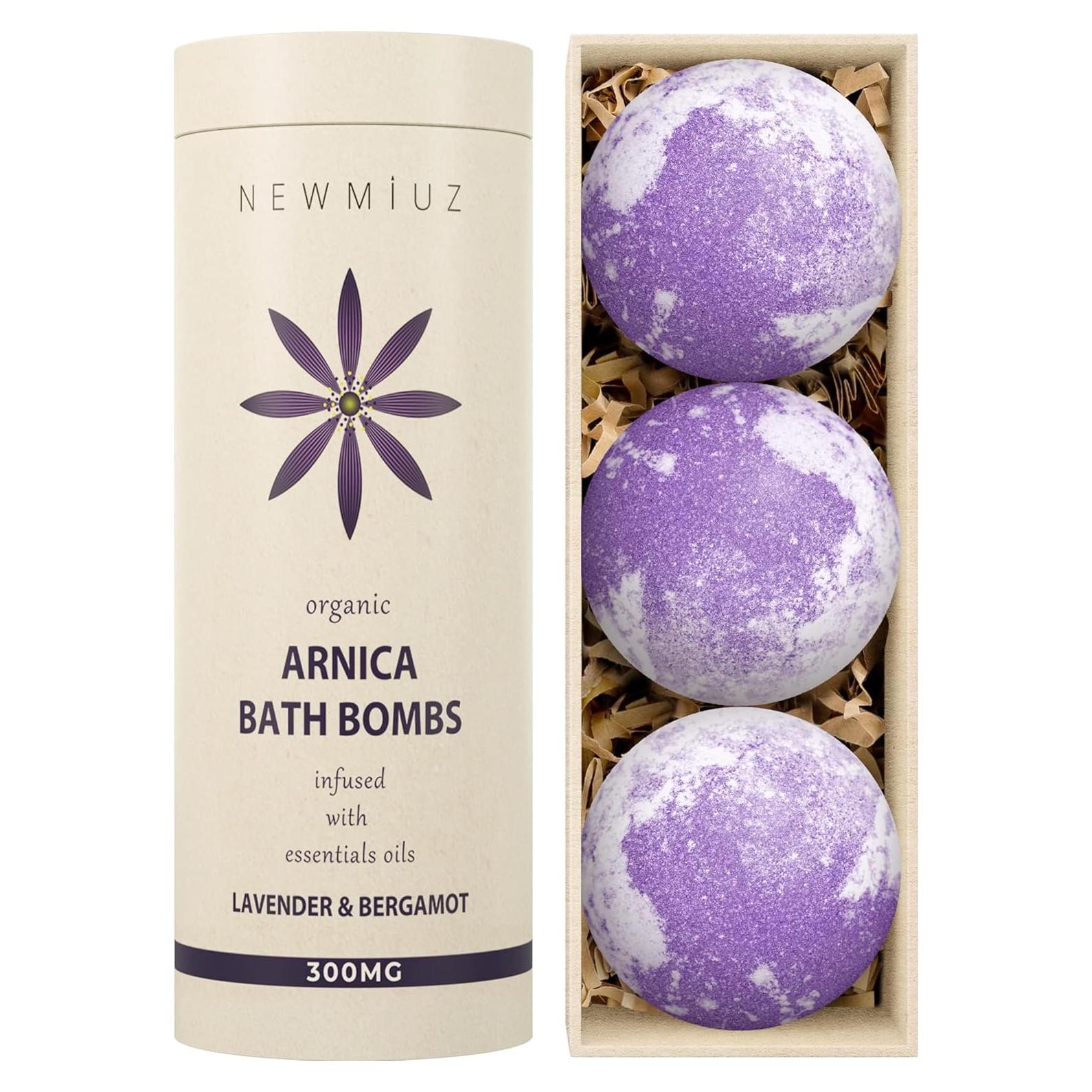 Bombas de Baño Espumosas New Miuz Lavanda y Bergamota 3 Unidades