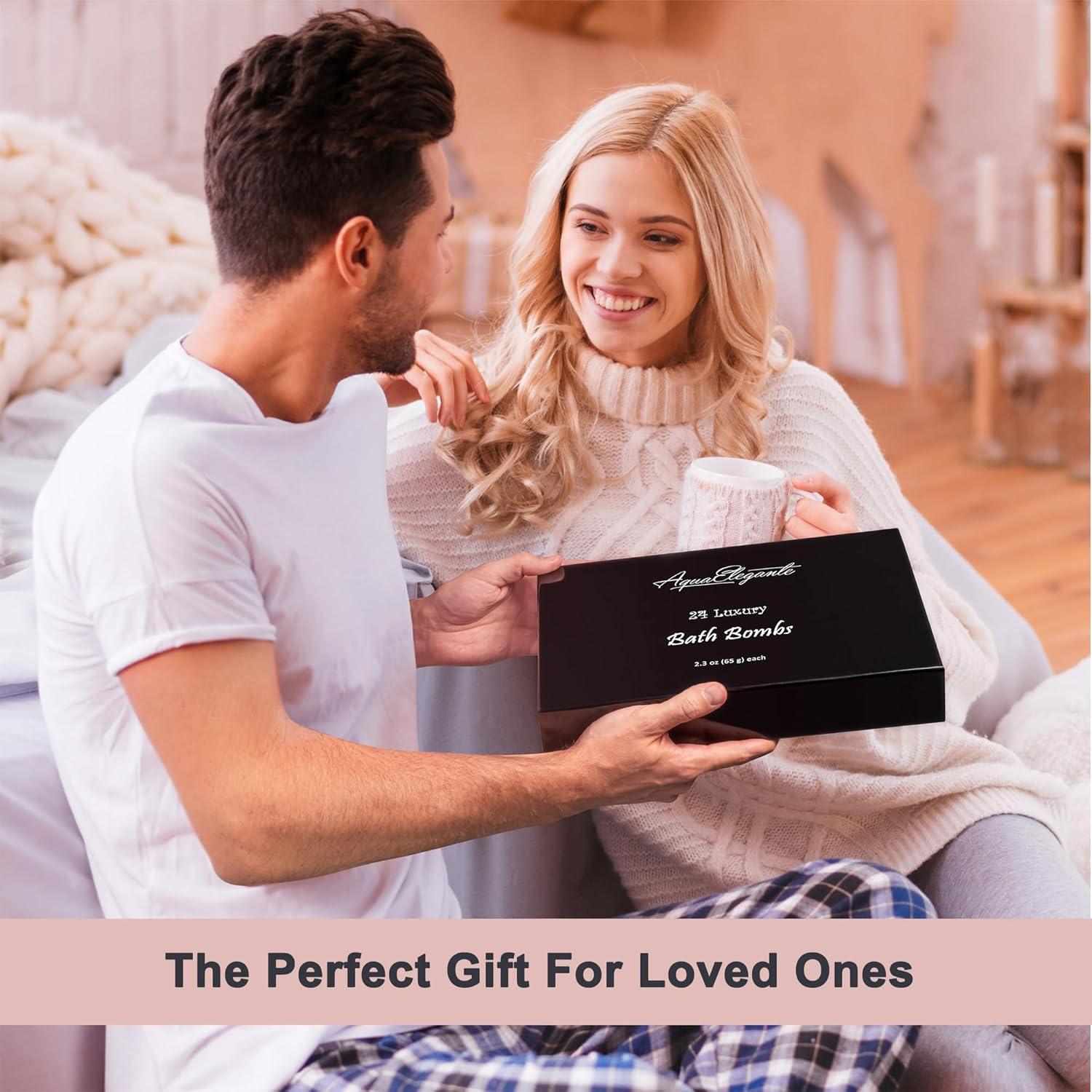 Set de 24 Bombas de Baño Aqua Elegante con Aceites Esenciales