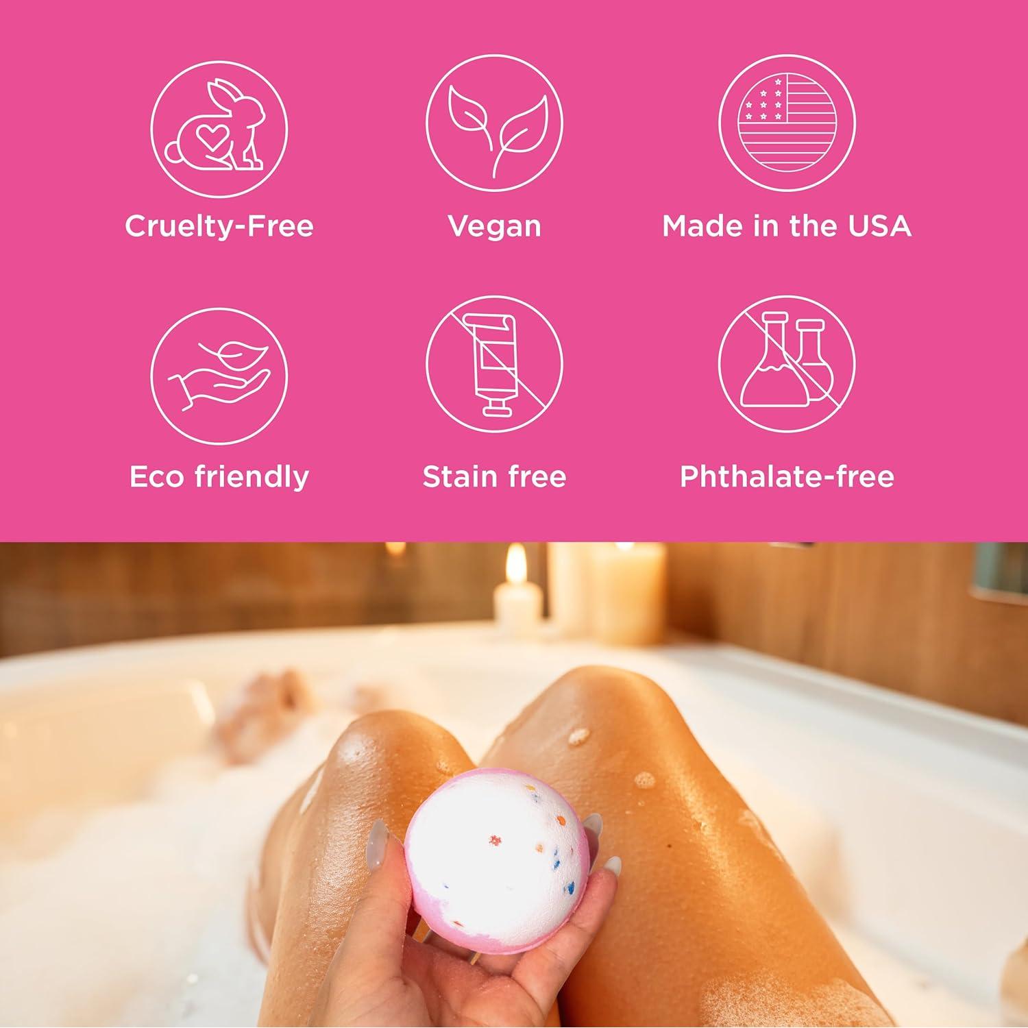 Bombas de Baño Efervescentes Dos Hermanas - Pastel de Cumpleaños