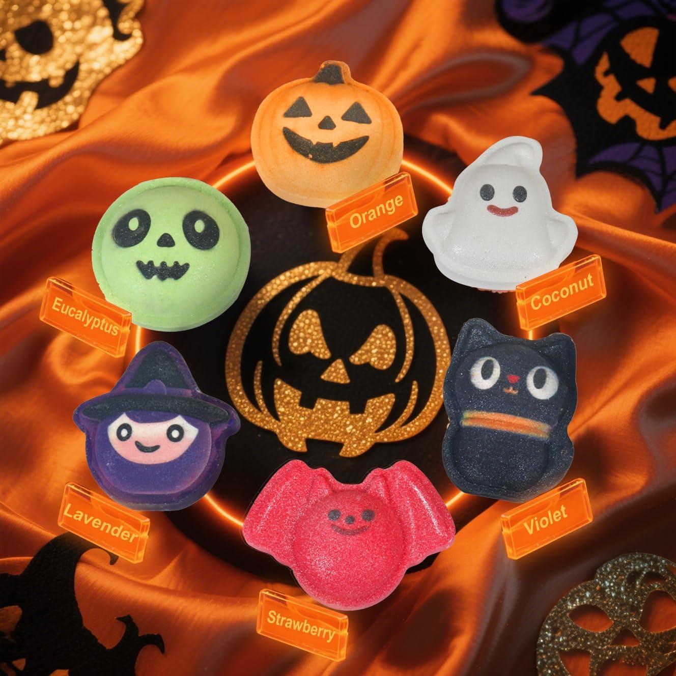 Set de 6 Bombas de Baño Halloween WARMLIFE - Hechas a Mano