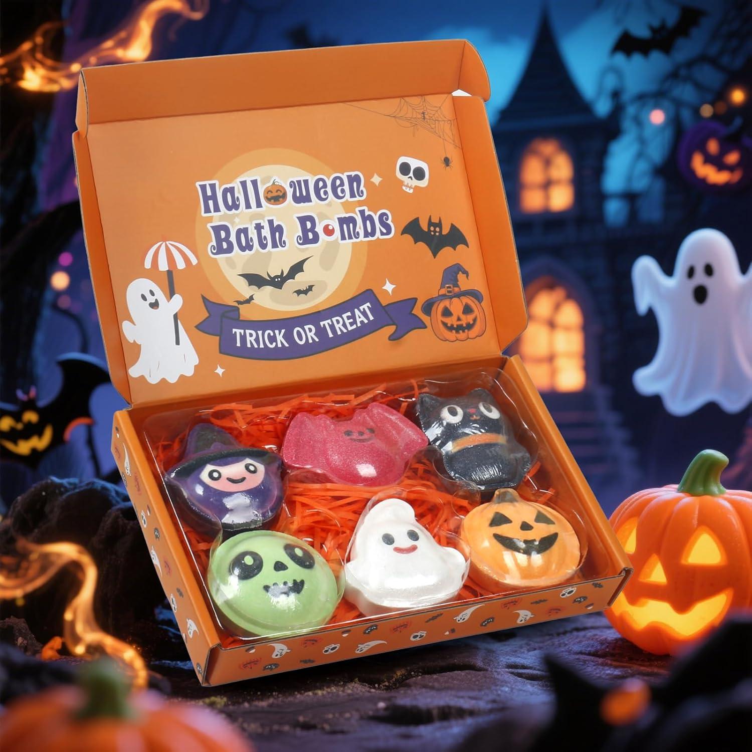 Set de 6 Bombas de Baño Halloween WARMLIFE - Hechas a Mano