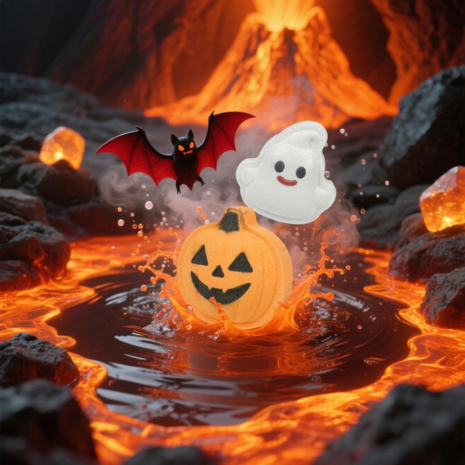 Set de 6 Bombas de Baño Halloween WARMLIFE - Hechas a Mano