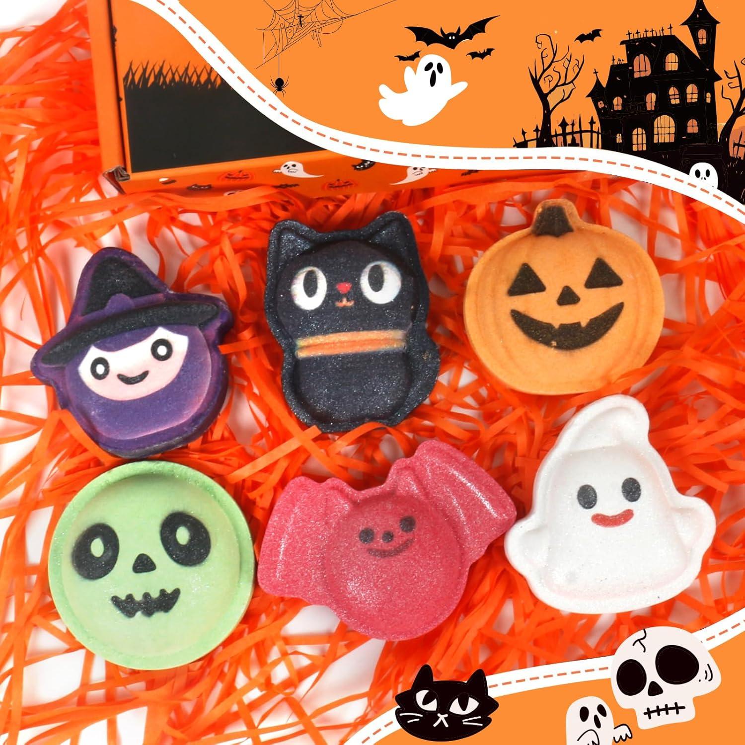 Set de 6 Bombas de Baño Halloween WARMLIFE - Hechas a Mano