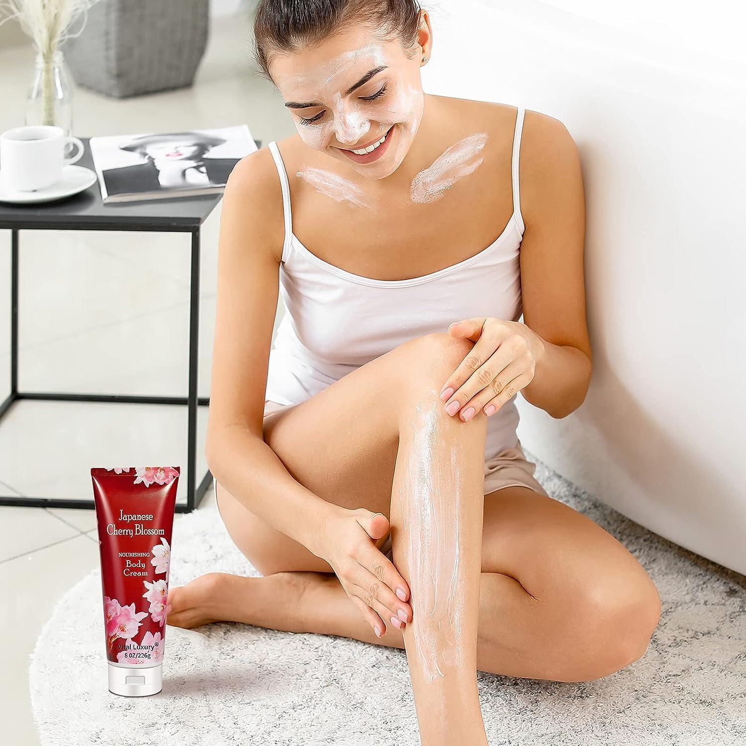 Set de Baño Flor de Cerezo Japonés - Gel de Ducha y Crema 236mL