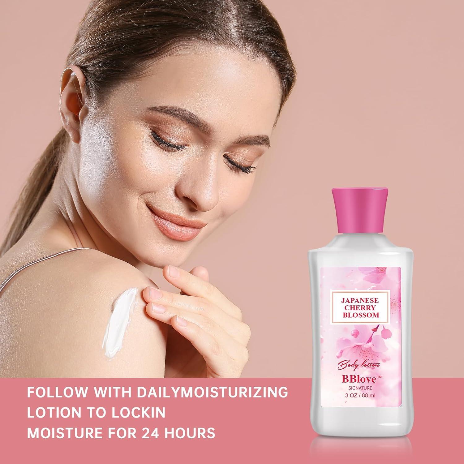 Set de Regalo de Baño y Cuerpo BBlove Flor de Cerezo 4 Piezas