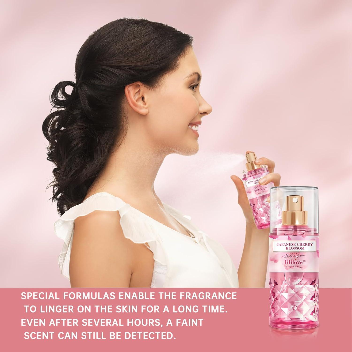 Set de Regalo de Baño y Cuerpo BBlove Flor de Cerezo 4 Piezas