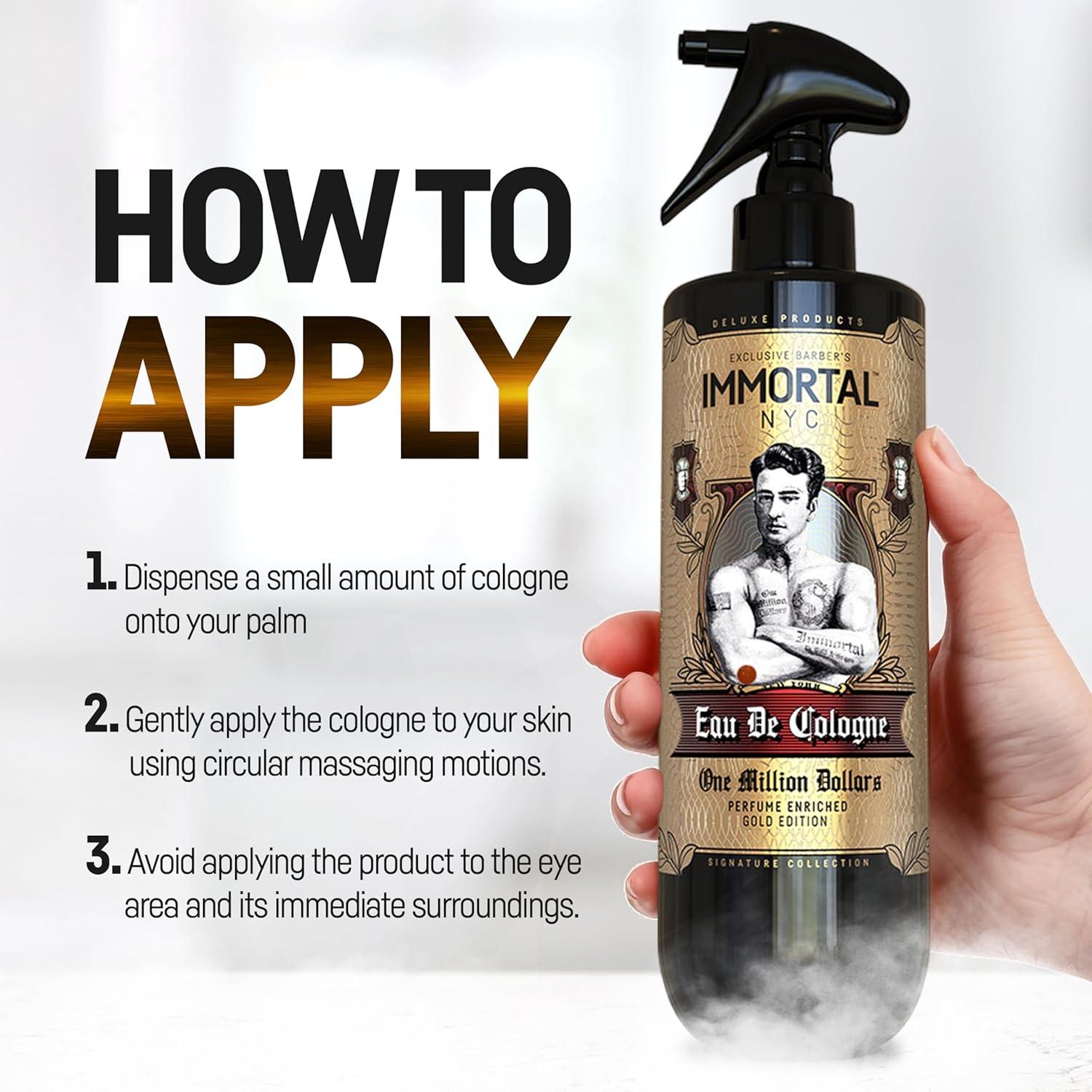 After Shave Spray Un Millón de Dólares Immortal NYC 500ml