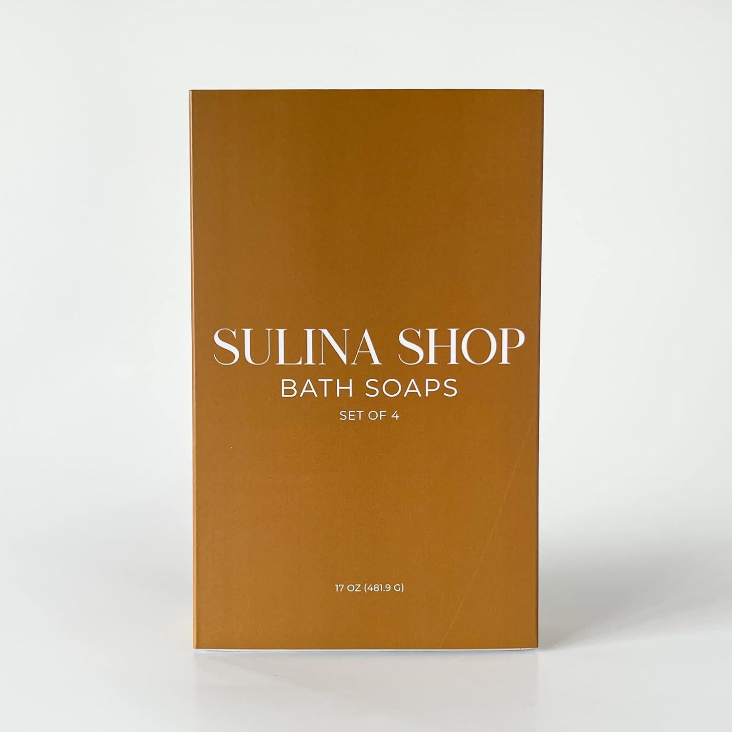 Jabón de Menta y Árbol de Té Sulina Shop - Hidratante 4 Pzas