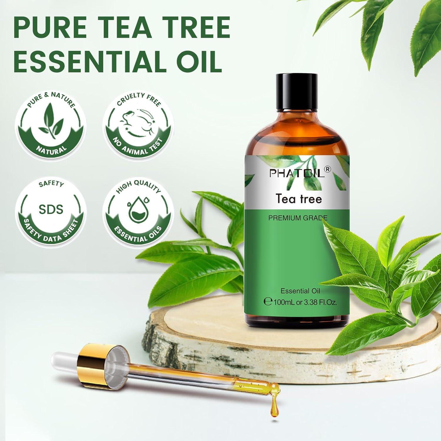 Aceite Esencial de Árbol de Té PHATOIL 100 ml - 100% Puro