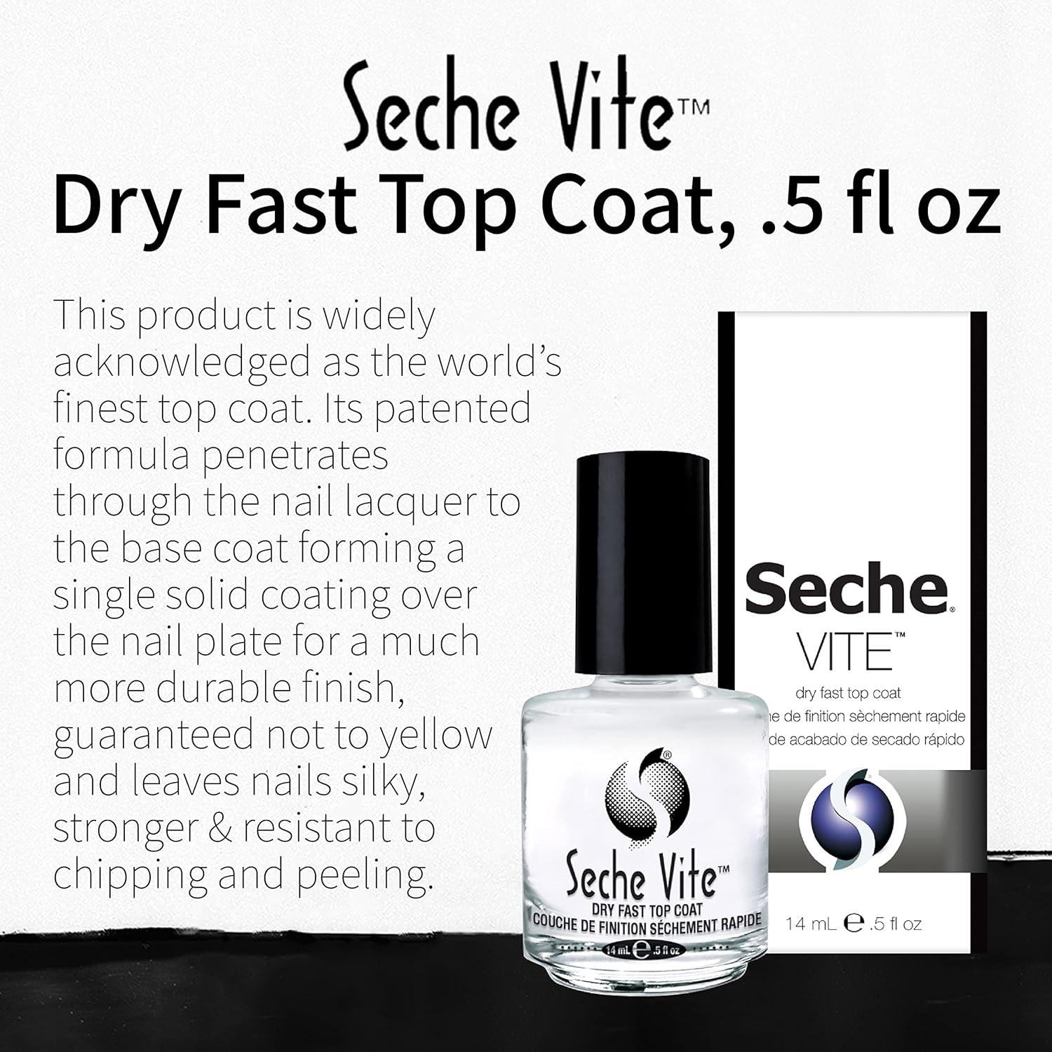 Esmalte de Uñas Secado Rápido Seche Vite 14.79 ml Transparente