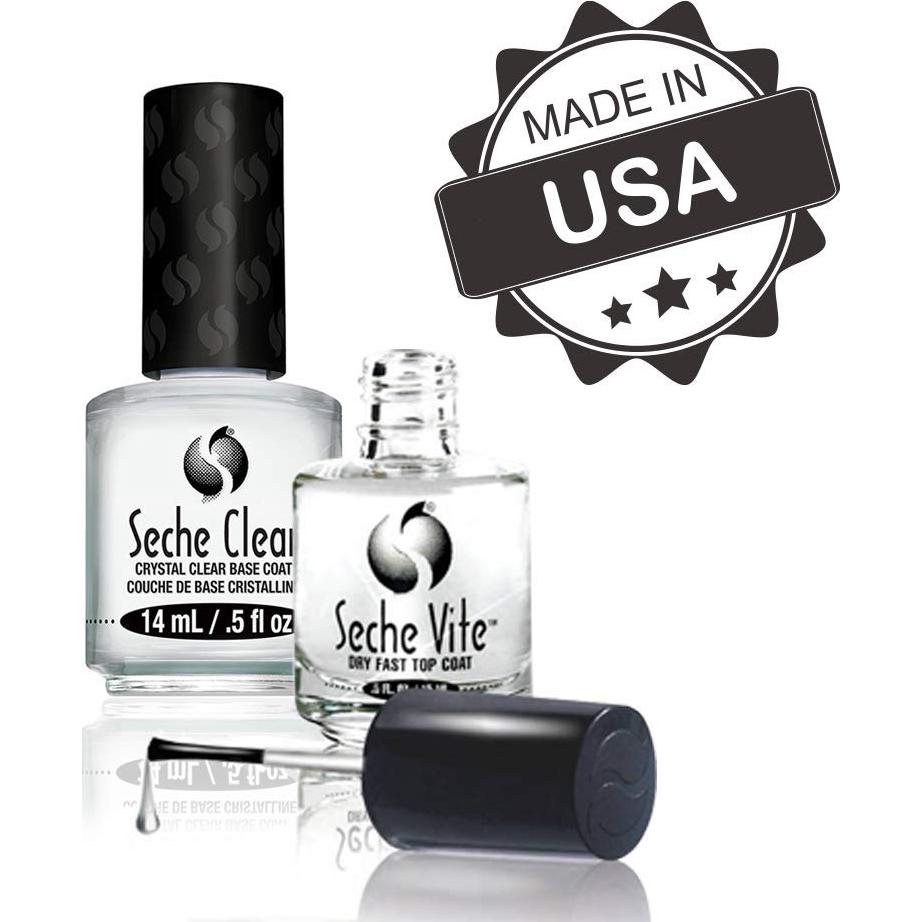 Seche Clear y Vite - Base y Top Coat para Uñas 136g