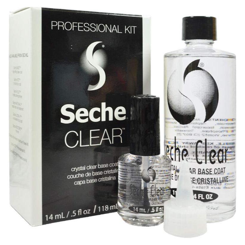 Kit Profesional Seche Clear Base Coat 118.3 ml + 14.8 ml Recarga
