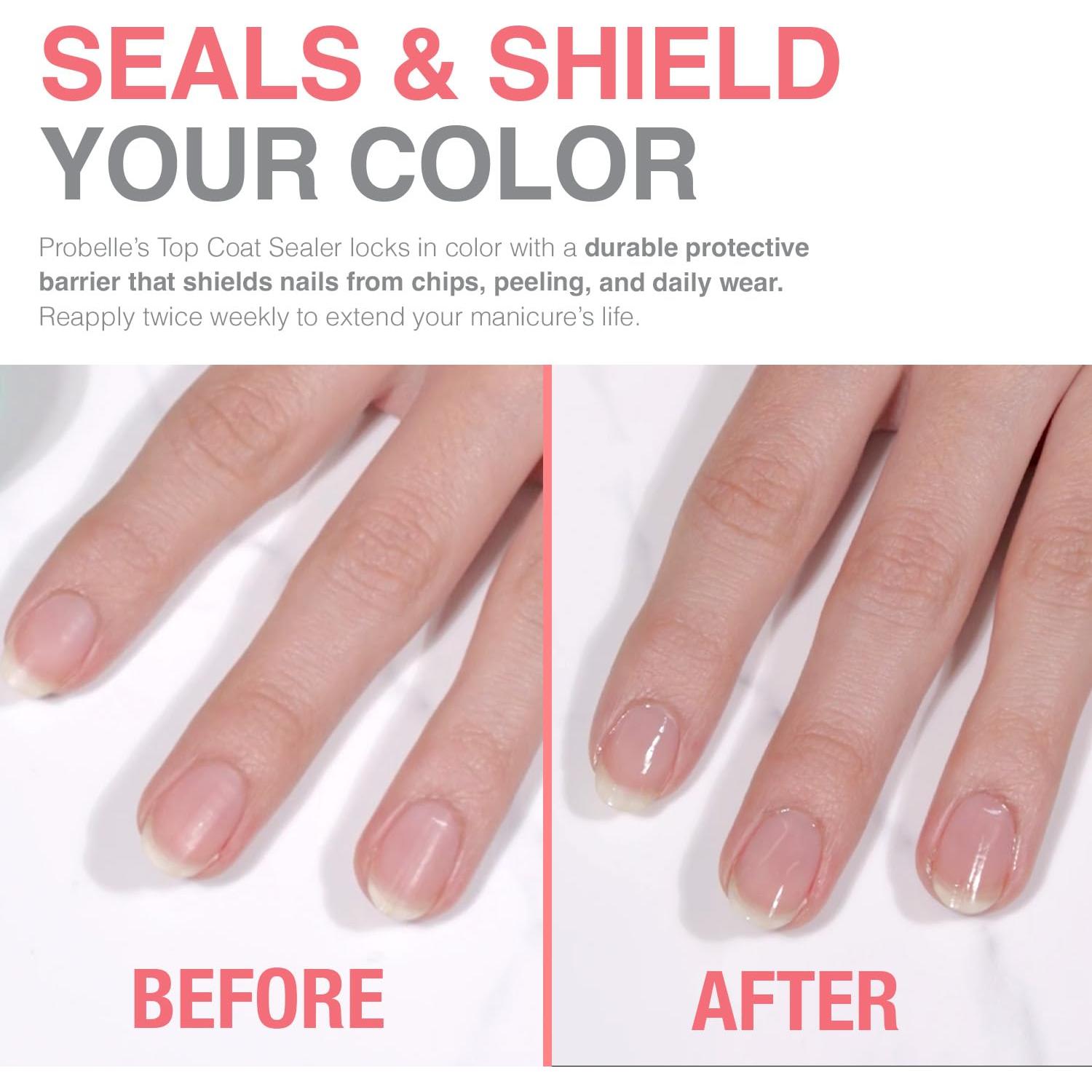 Sellador de Capa Superior Probelle 15 mL - Esmalte Secado Rápido