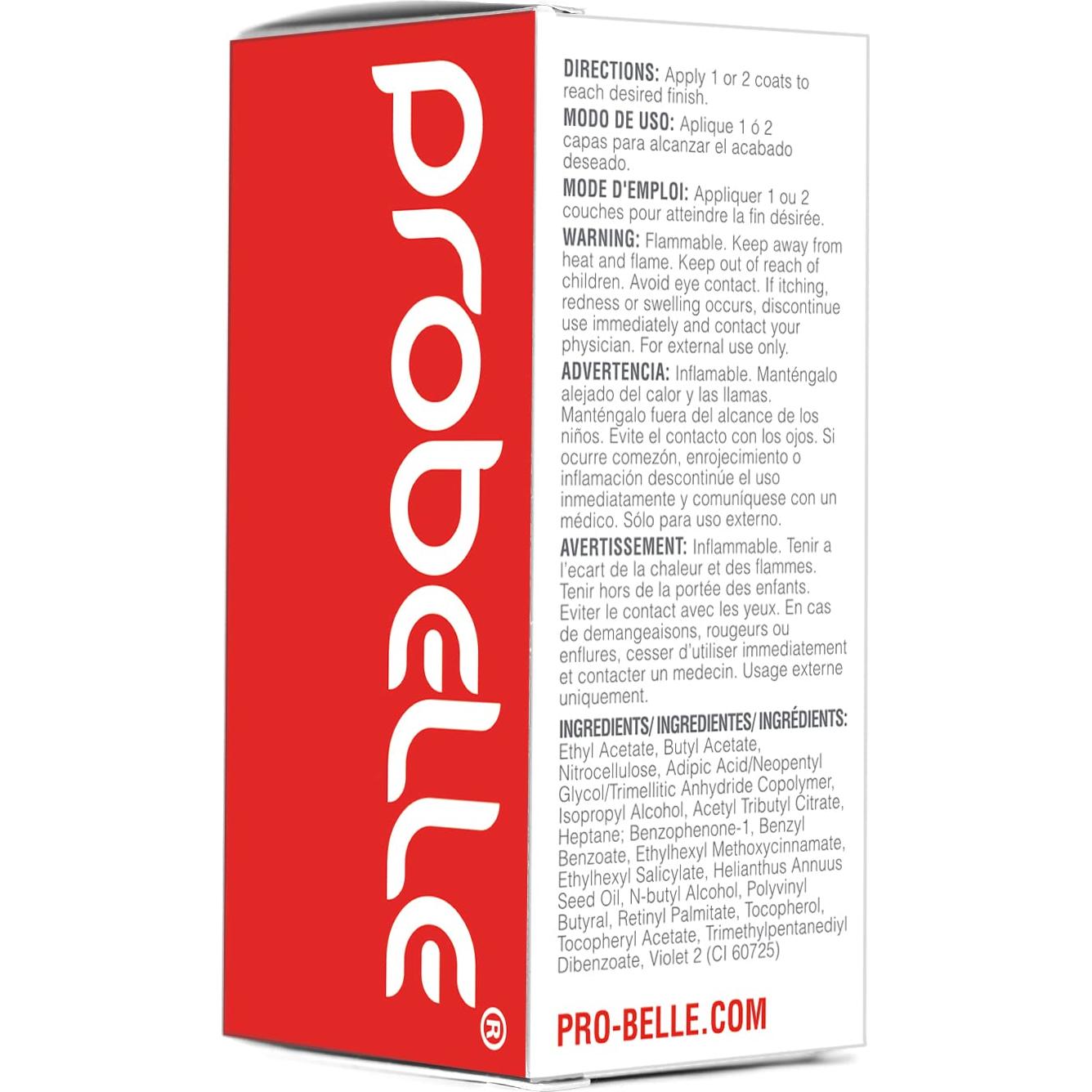 Sellador de Capa Superior Probelle 15 mL - Esmalte Secado Rápido