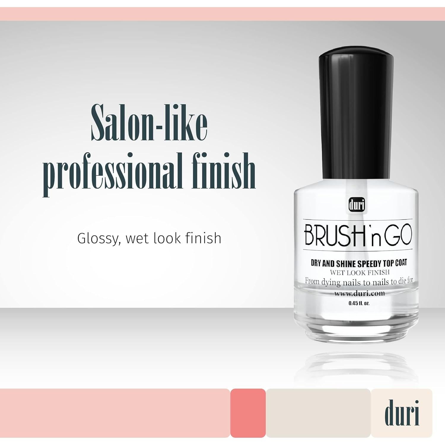 Esmalte de Uñas Secado Rápido Duri Brush'n Go 15 ml