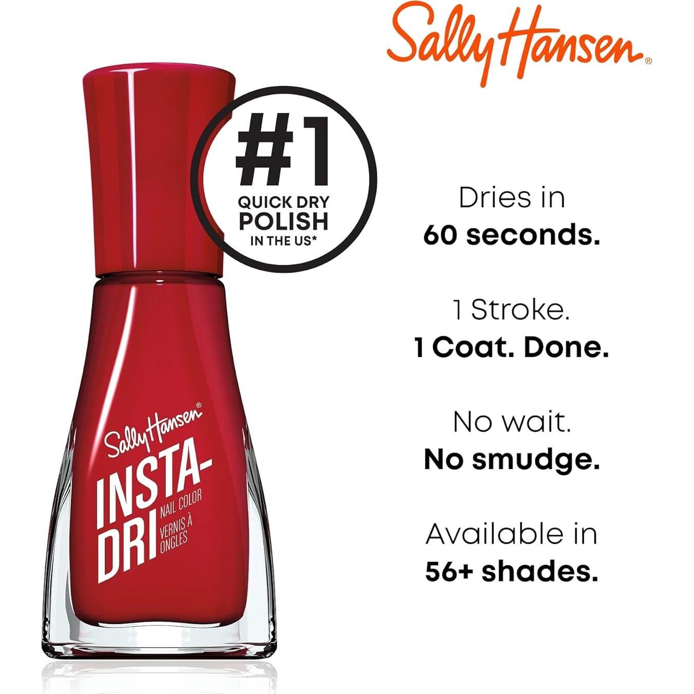 Esmalte de Uñas Sally Hansen Insta-Dri 9.2 ml Rosa de Carreras