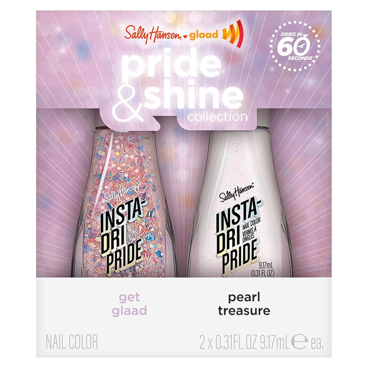 Esmalte de Uñas Sally Hansen Insta-Dri x GLAAD 4.73 ml Dúo