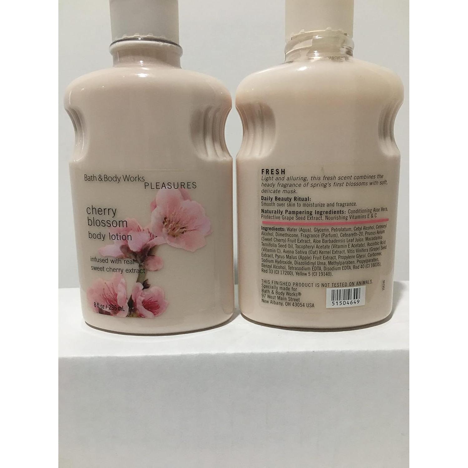 Loción de Flor de Cereza Bath and Body Works - Paquete de 2