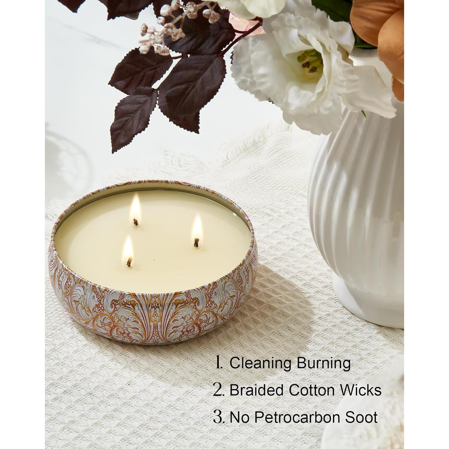 Vela Aromática M&SENSE Flor de Cerezo 340g 3 Mechas