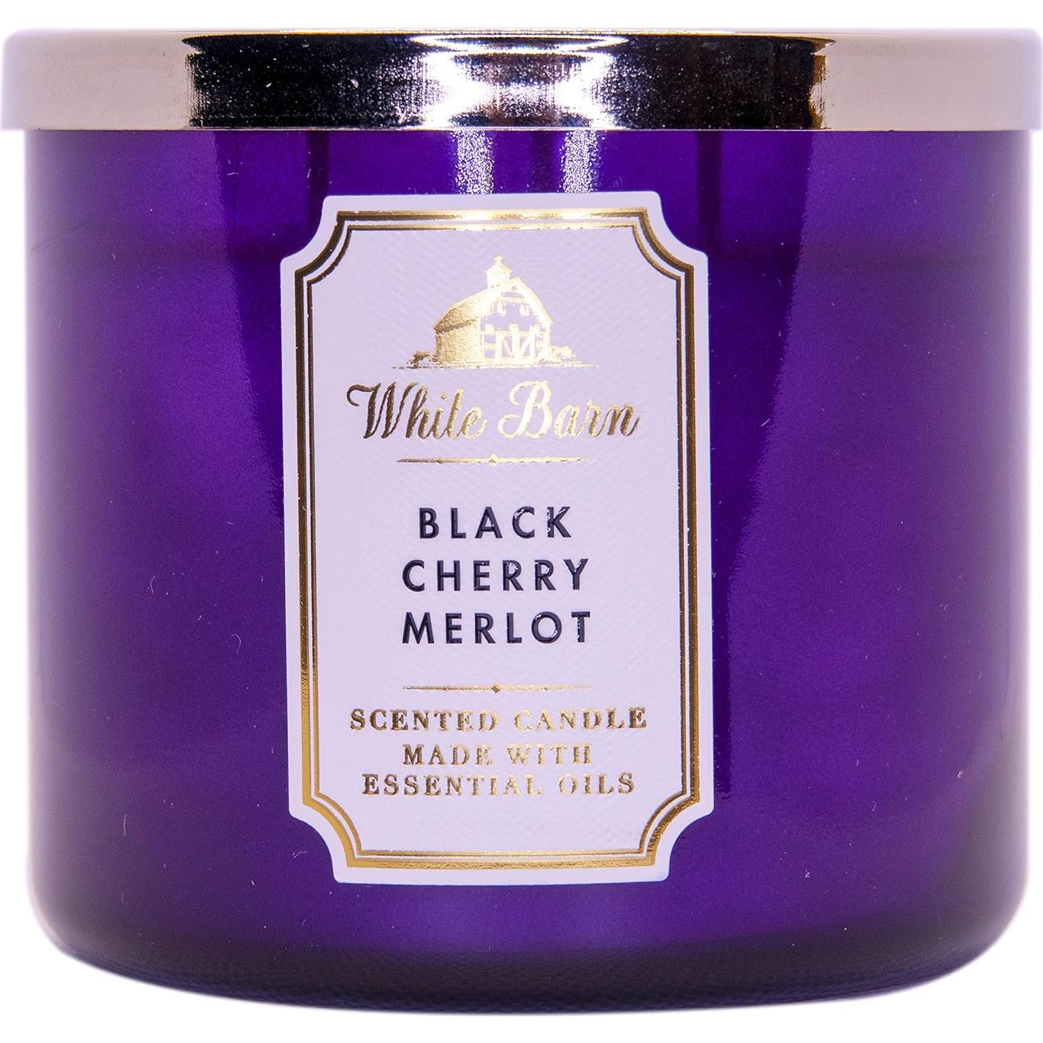 Vela Aromática Bath and Body Works Cereza Negra 411g