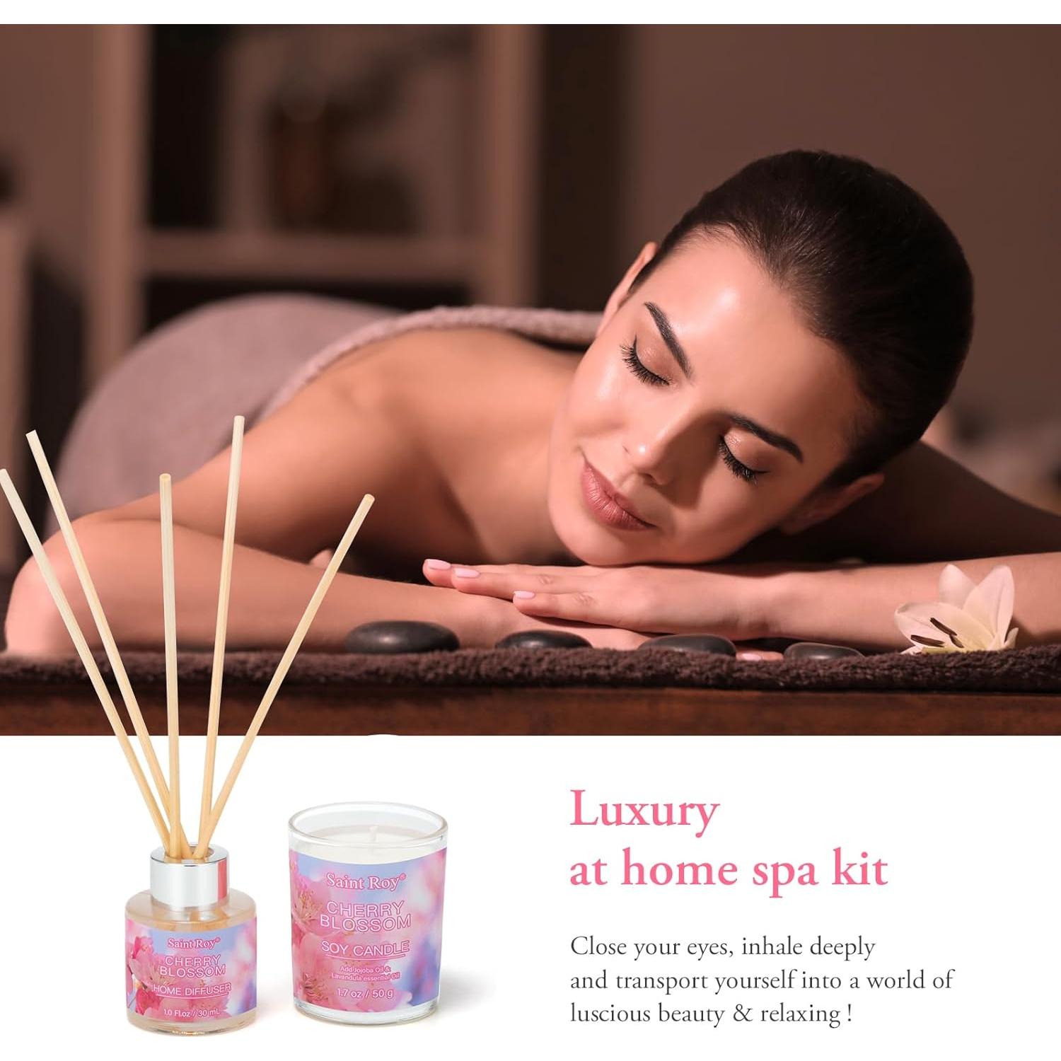 Canasta de Regalo de Spa de Lujo Saint Roy 12 Piezas