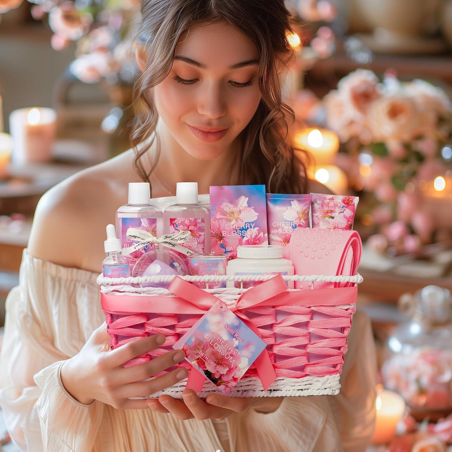 Canasta de Regalo de Spa de Lujo Saint Roy 12 Piezas