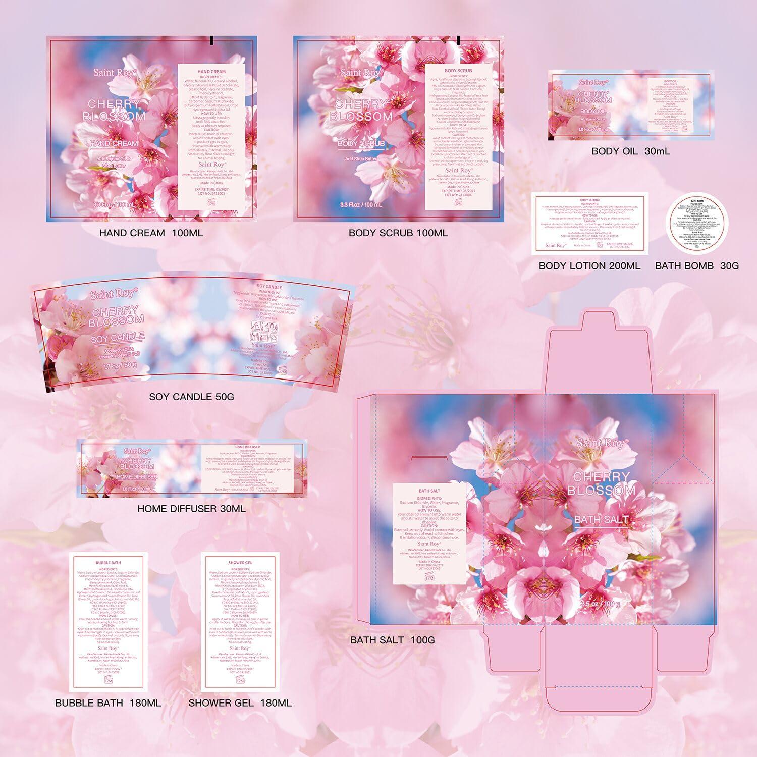 Canasta de Regalo de Spa de Lujo Saint Roy 12 Piezas