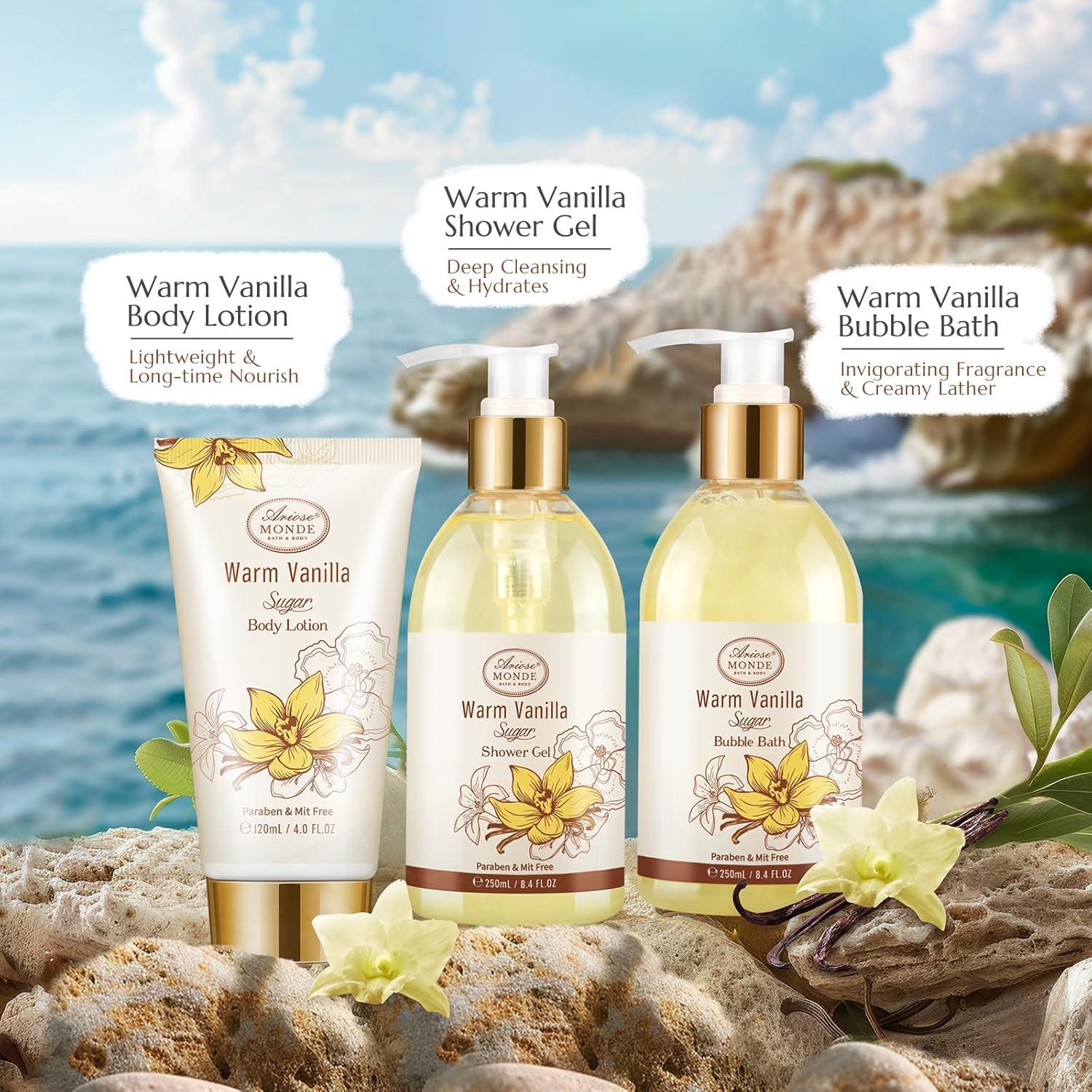 Set de Spa ArioseMonde 7 Piezas Azúcar de Vainilla Cálido