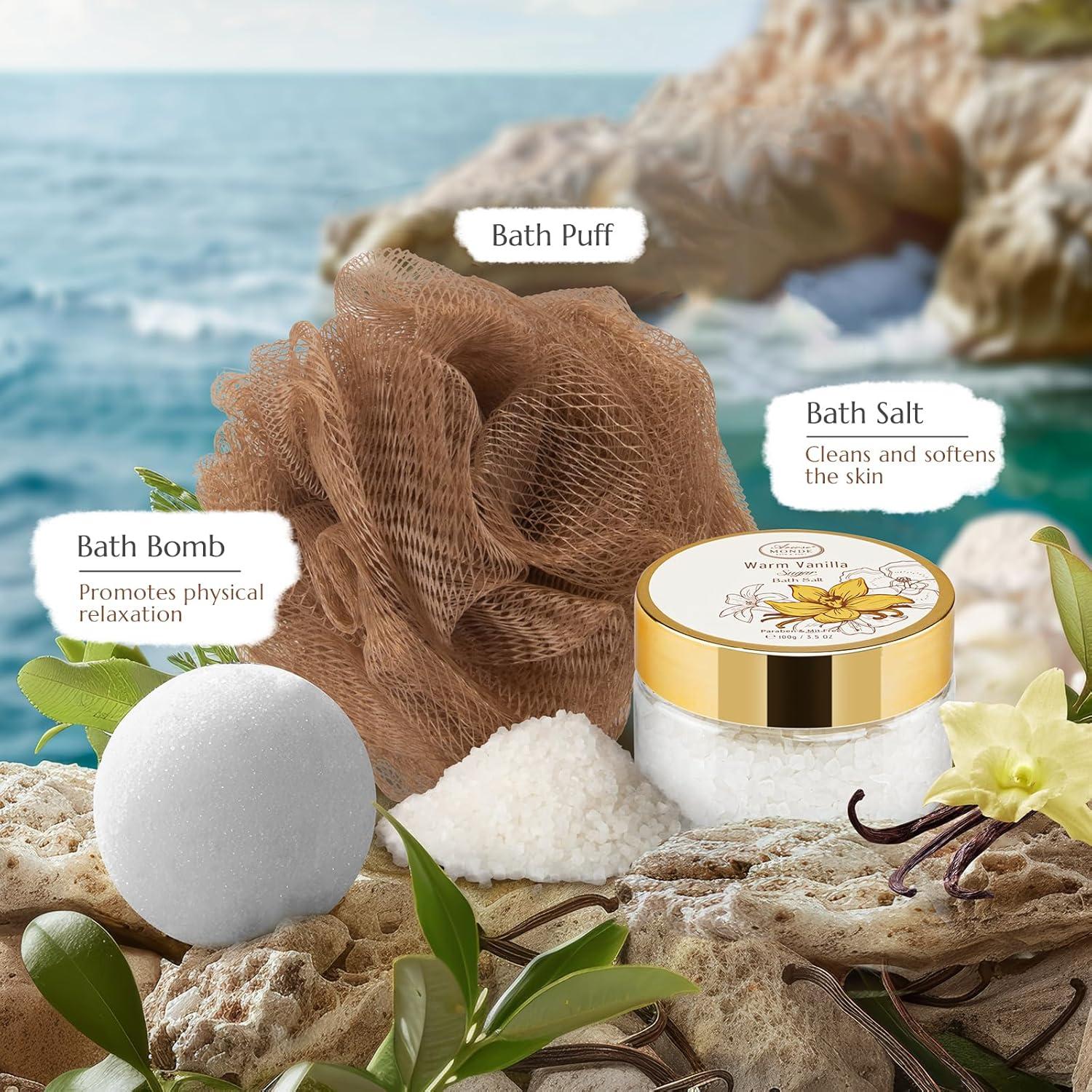 Set de Spa ArioseMonde 7 Piezas Azúcar de Vainilla Cálido