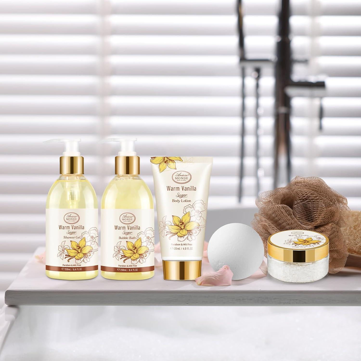 Set de Spa ArioseMonde 7 Piezas Azúcar de Vainilla Cálido