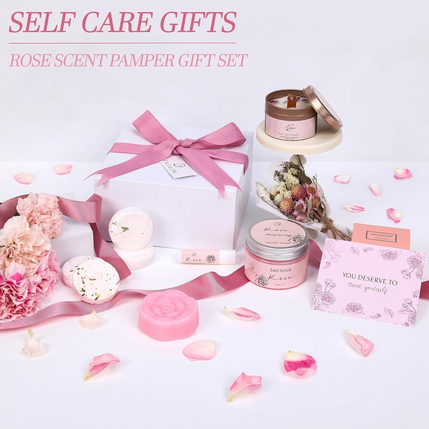 Set de Spa en Casa Rosa EXTALOW - Regalos para Mujeres