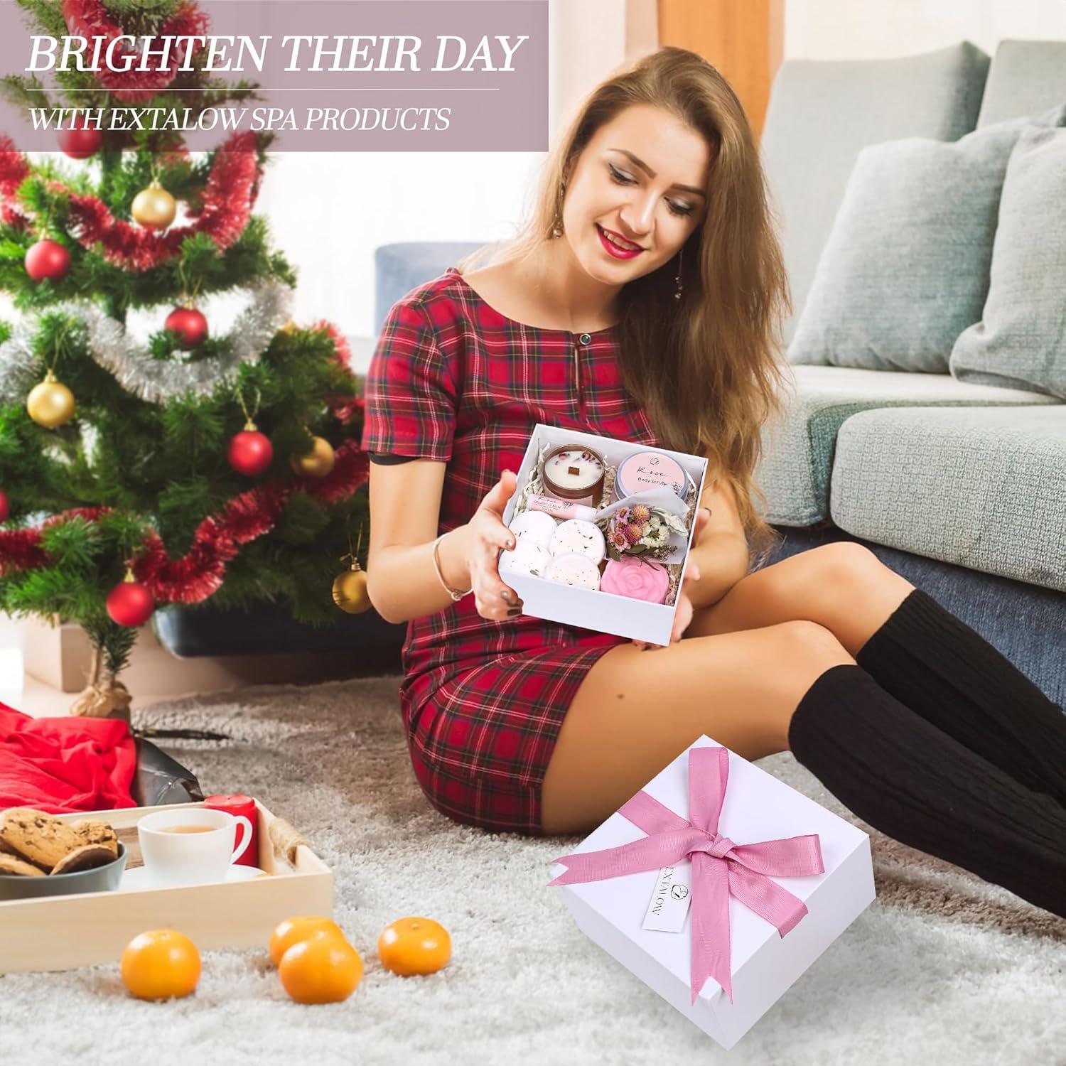 Set de Spa en Casa Rosa EXTALOW - Regalos para Mujeres