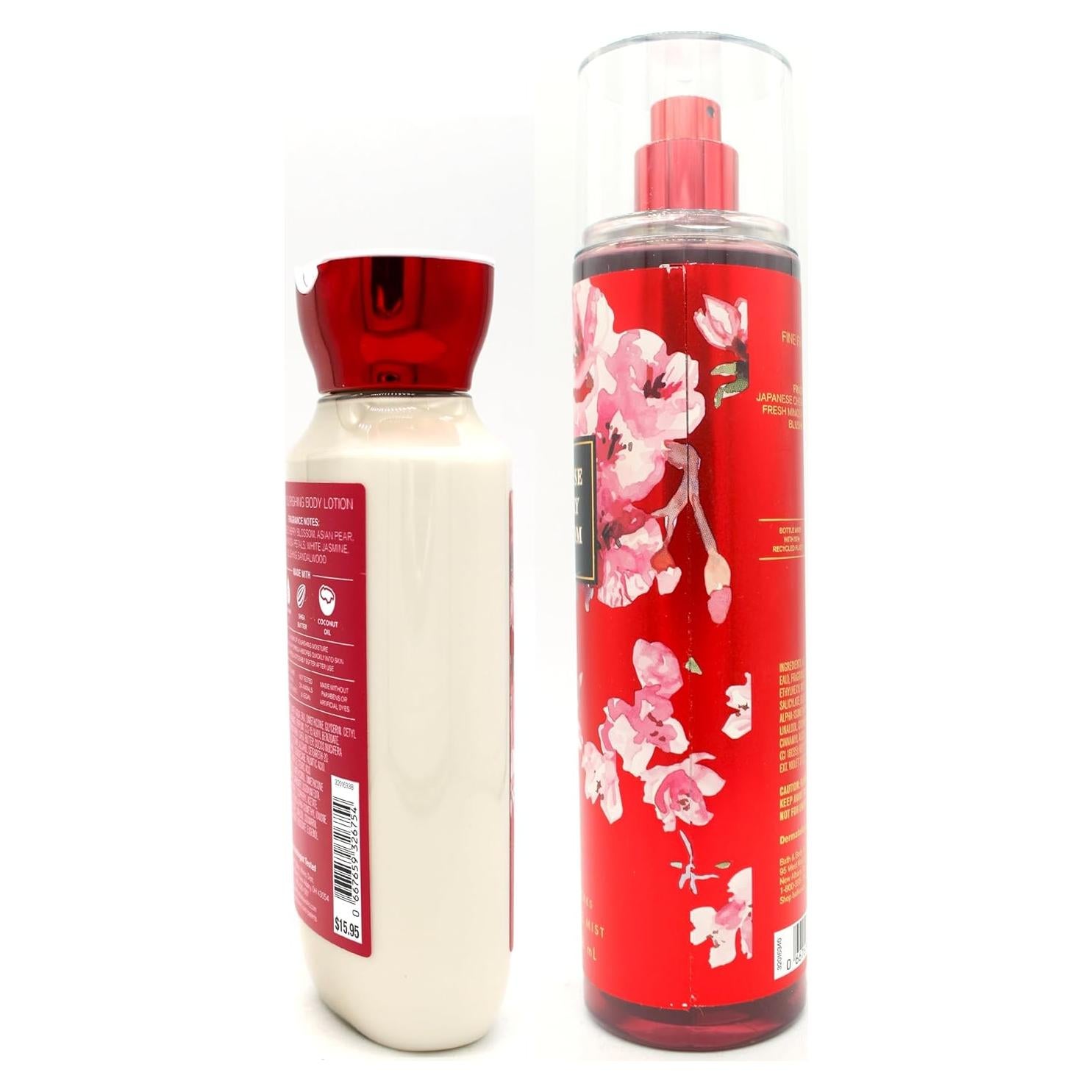 Conjunto de Fragancia y Loción Corporal Flor de Cerezo