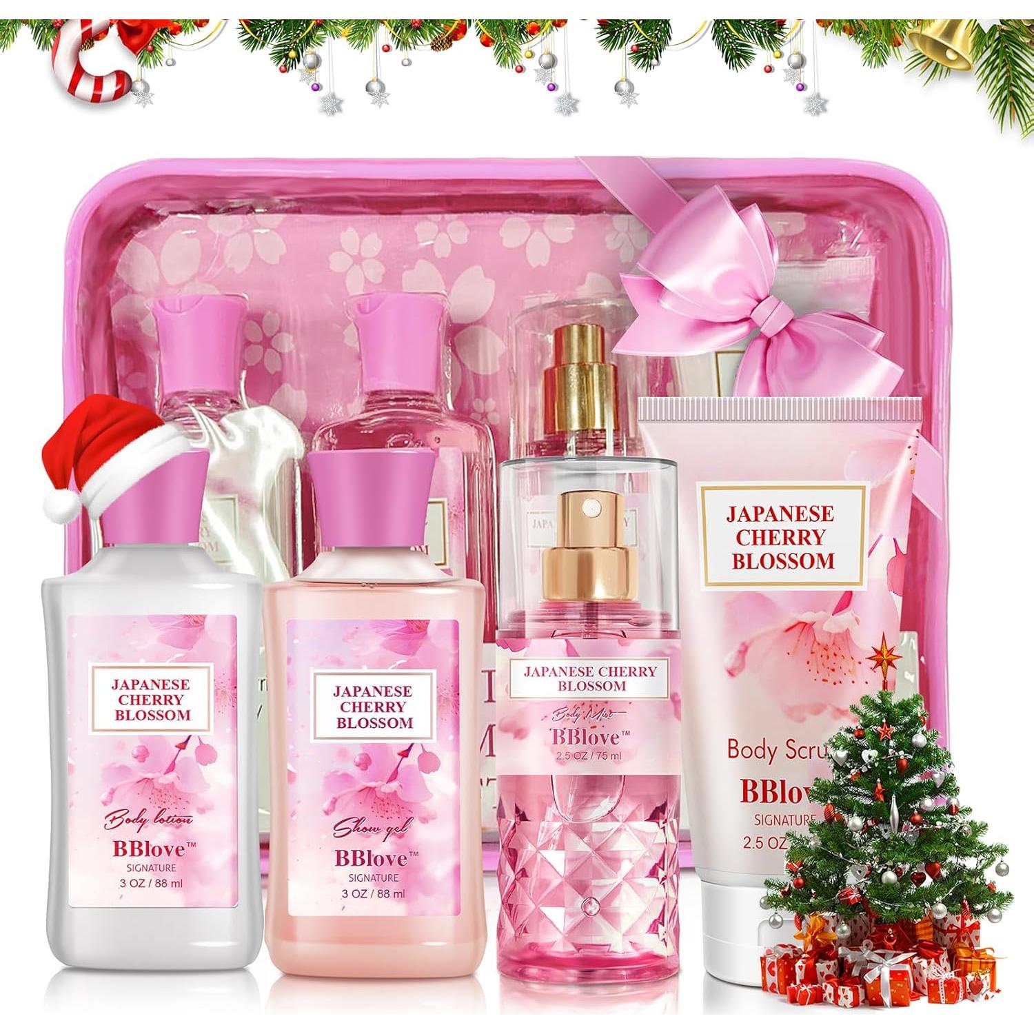 Set de Cuidado Corporal BBlove 4 Piezas Flor de Cerezo