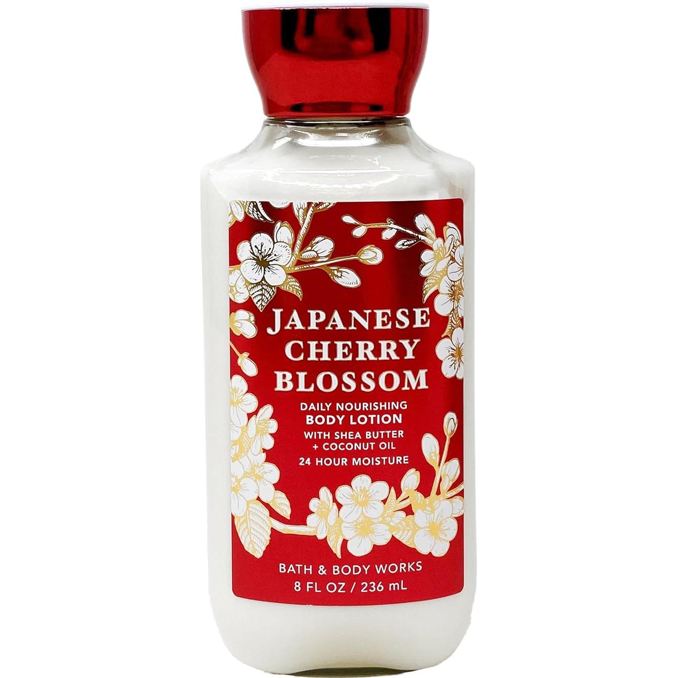 Conjunto de Baño y Cuerpo Flor de Cerezo Japonés - Gel, Mist y Loción