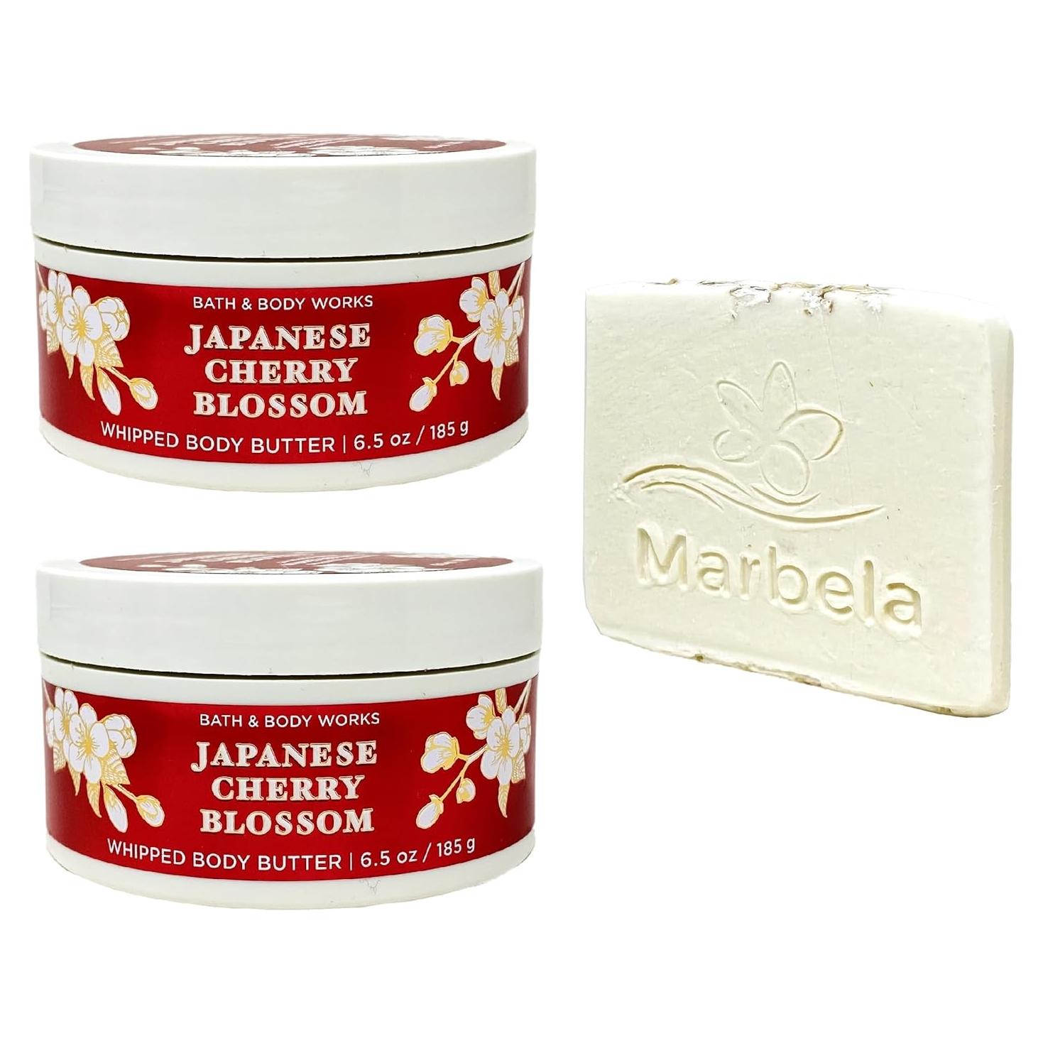 Conjunto Manteca Corporal Flor de Cerezo Japonesa Bath & Body Works 2 Pack