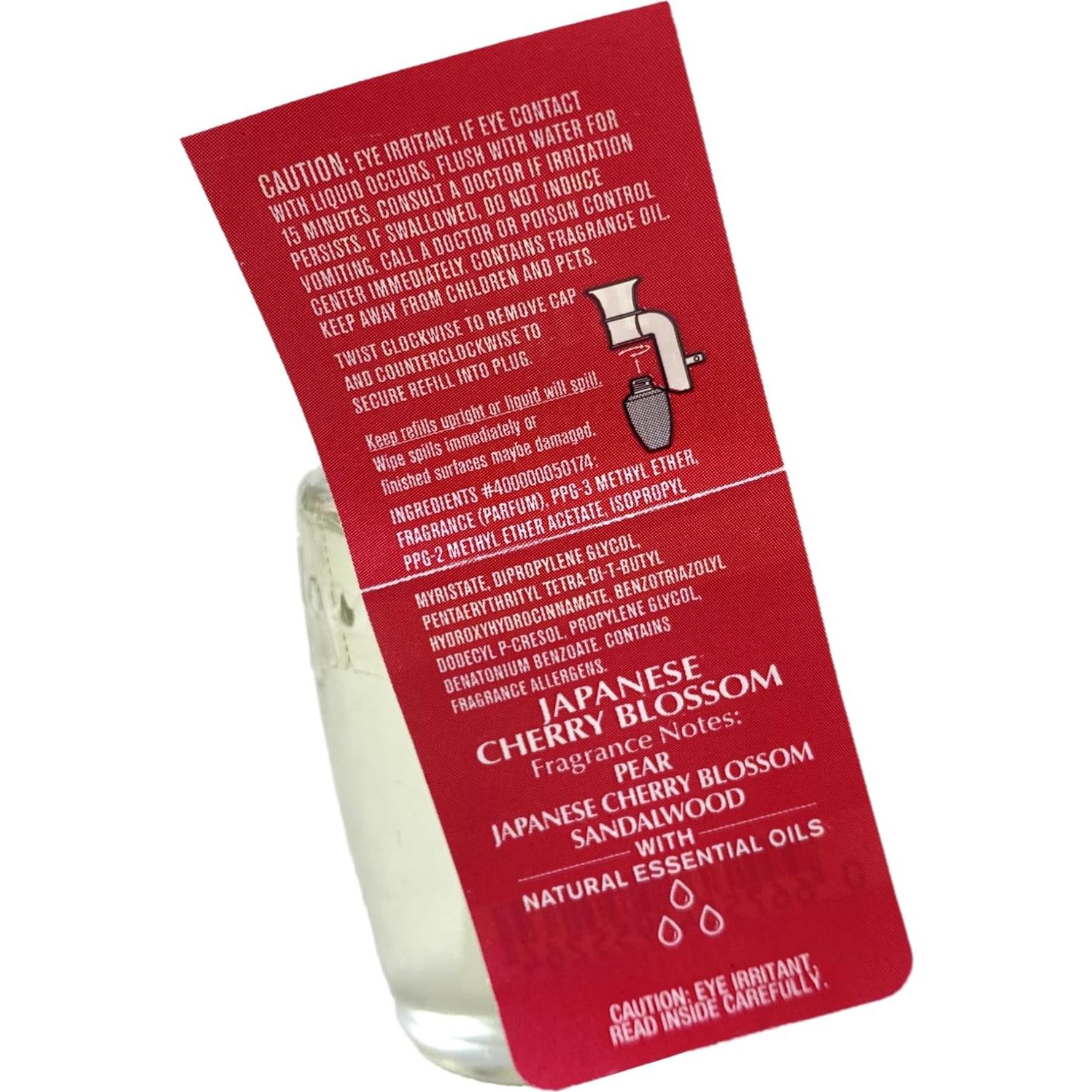 Paquete Flor de Cerezo Japonés Bath & Body Works - 2 Aerosoles y 2 Recargas