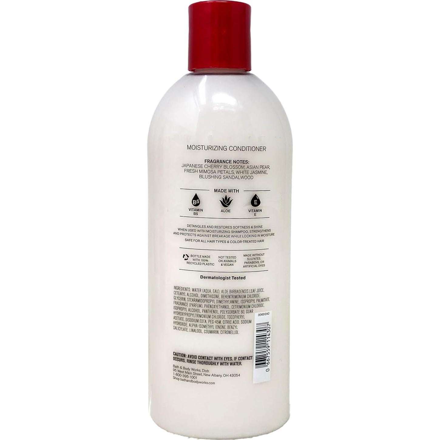 Conjunto Acondicionador y Champú Hidratante Bath & Body Works 473 mL