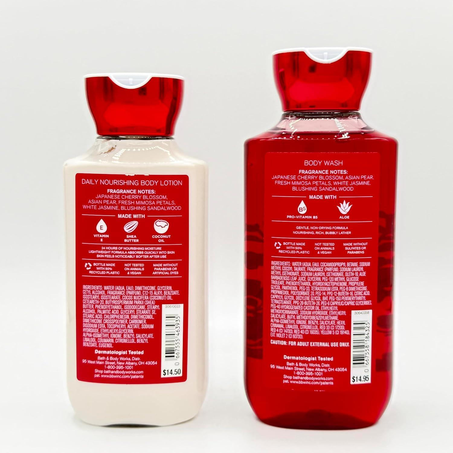 Set Gel de Ducha y Loción Corporal Bath and Body Works 531 ml