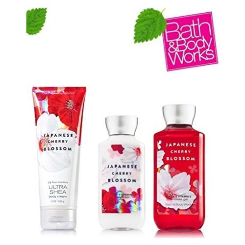 Set de Regalo Bath & Body Works Flor de Cerezo Japonés - Crema y Gel