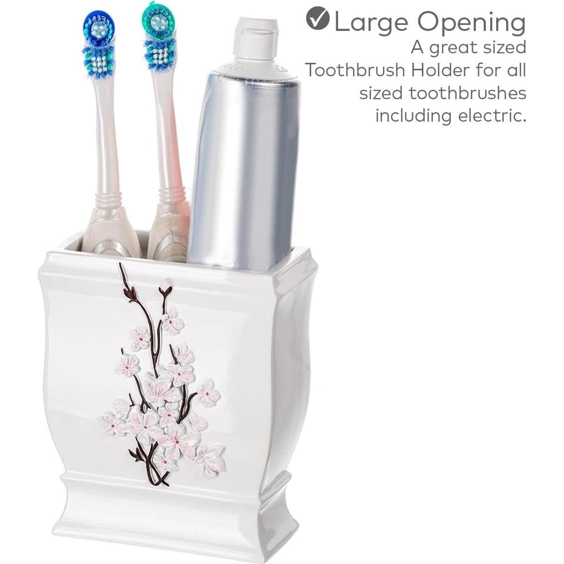 Juego de baño Creative Scents Vanda 4 piezas Floral