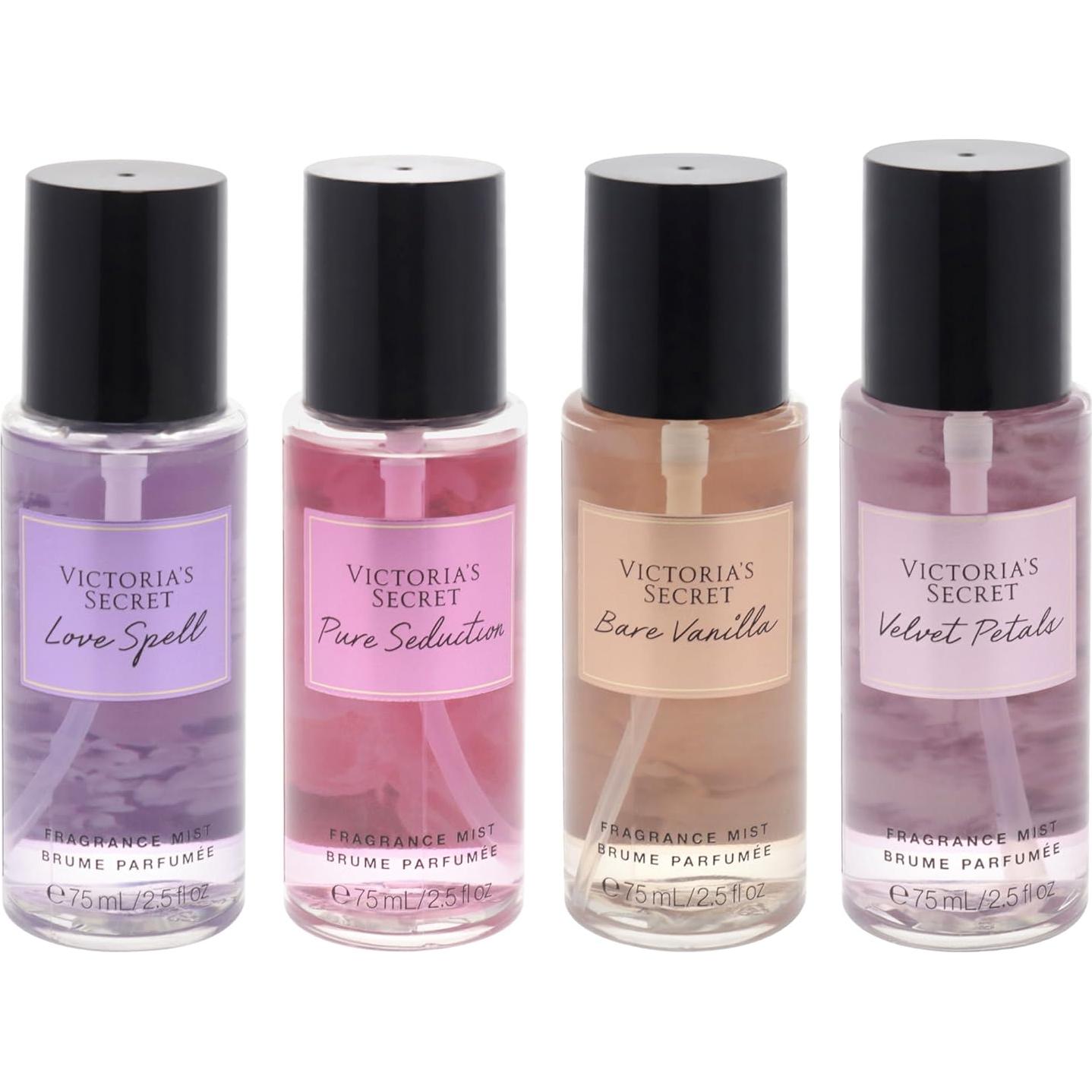 Set de Brumas Victoria's Secret para Mujeres - 4 Piezas 75ml