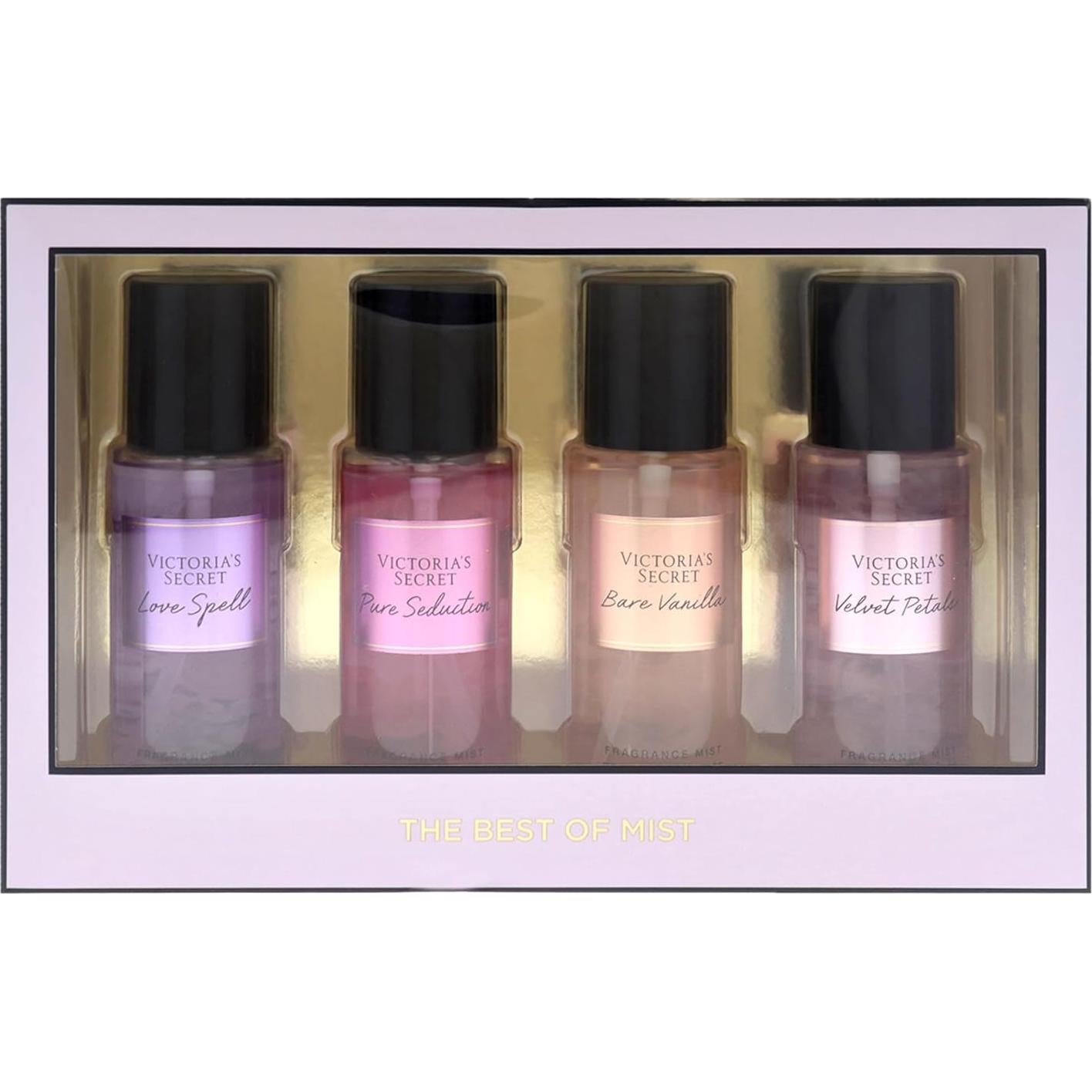 Set de Brumas Victoria's Secret para Mujeres - 4 Piezas 75ml